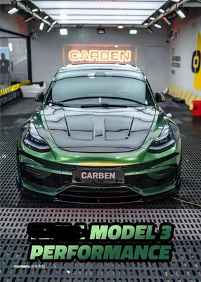 FPR 2019 Spoiler For Tesla Model 3 Body Kit 2022 ACP Stile Fronte E Parato Posteriore