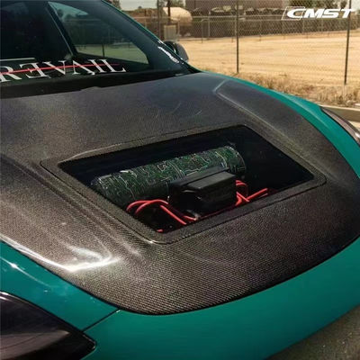 146cm Modello 3 Tesla Body Kit Cappuccio in plastica trasparente in fibra di carbonio