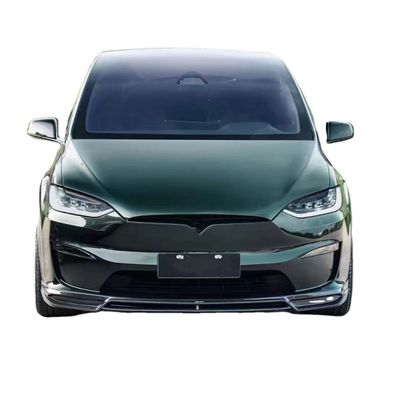 CMST Tesla Model X Body Kit Verde scuro Kit widebody 2023 Diffusore labiale anteriore