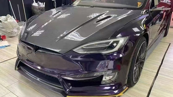 Model S Tesla Body Kit 2017 - 2019 Motore del cofano spoiler retro