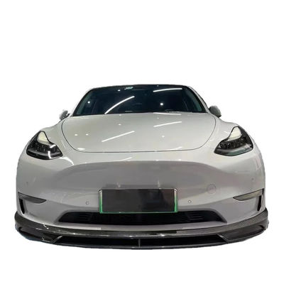 Bianco luminoso Modello Y Larghezza personalizzata Diffusore posteriore Bumper Fibra di carbonio secca