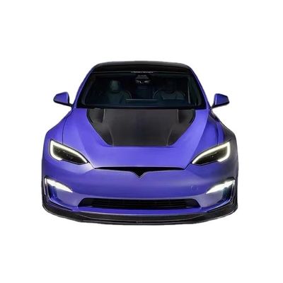Vors Style Tesla Body Kit 2013 - 2016 Tesla Model S Spoiler Hood Fusta laterale