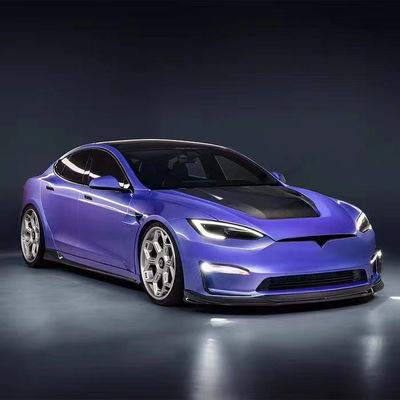 Vors Style Tesla Body Kit 2013 - 2016 Tesla Model S Spoiler Hood Fusta laterale