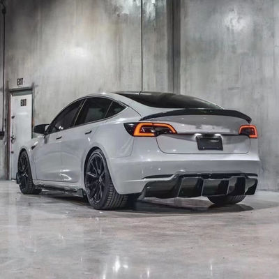 2017 - 2019 MODEL 3 Body Kit Tesla Spade anteriore diffusore posteriore Spoiler 180mm