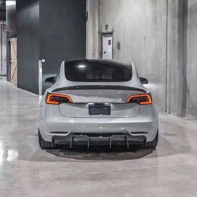 2017 - 2019 MODEL 3 Body Kit Tesla Spade anteriore diffusore posteriore Spoiler 180mm