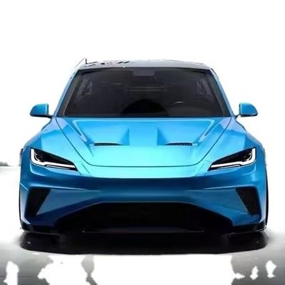 2024 Riparazione Tesla Body Kit Fibra di carbonio Modello 3 Spoiler Robot Stile Fronte e paraurti posteriori