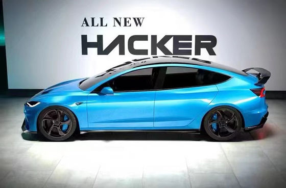 2024 Riparazione Tesla Body Kit Fibra di carbonio Modello 3 Spoiler Robot Stile Fronte e paraurti posteriori
