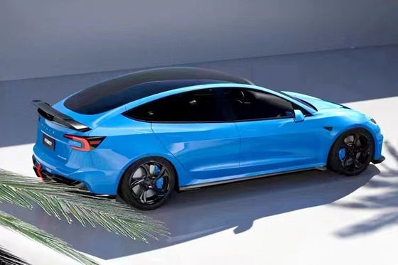 2024 Riparazione Tesla Body Kit Fibra di carbonio Modello 3 Spoiler Robot Stile Fronte e paraurti posteriori