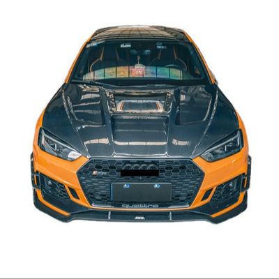 Ricambi auto per Audi A5 S5 RS5 Cappuccio in fibra di carbonio A5 S5 RS5 Modernizzato Cappuccio trasparente