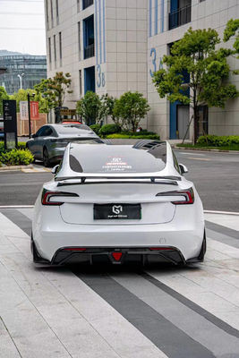 Fibra di carbonio Tesla Model 3 Body Kit Nuova riparazione Tesla Side Skirt Front Lip Diffuser