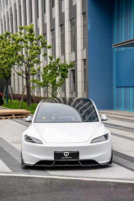 Fibra di carbonio Tesla Model 3 Body Kit Nuova riparazione Tesla Side Skirt Front Lip Diffuser