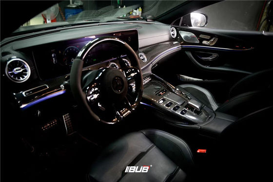 Parti auto per Mercedes AMG GT50 GT53 GT63 Interni in fibra di carbonio AMG GT50 GT53 GT63 Pannello di controllo centrale in fibra di carbonio