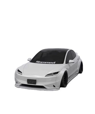 2020- Tesla Body Kit Resina Fibra LB Stile Tesla Model 3 Spoiler Diffusore Labbra Frontale