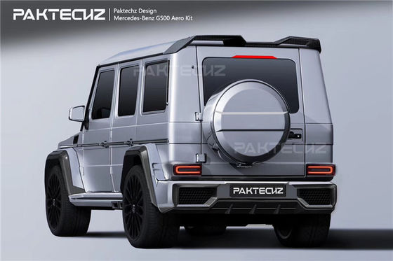 Ricambi auto per Mercedes W464 G500 G63 Kit carrozzeria W464 G500 G63 Aggiornato Paktechz-stile anteriore e posteriore coprifuoco