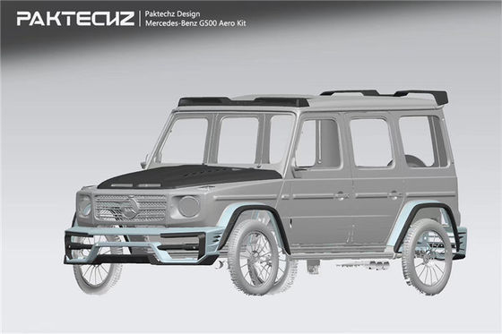 Ricambi auto per Mercedes W464 G500 G63 Kit carrozzeria W464 G500 G63 Aggiornato Paktechz-stile anteriore e posteriore coprifuoco