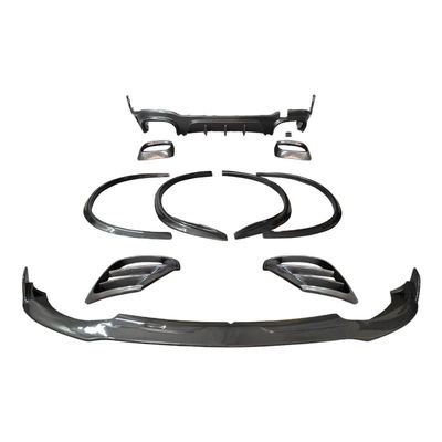 Per Mercedes-Benz GLC63 Kit corpo in fibra di carbonio GLC63 Upgraded Bs Style Carbon Fiber Front Lip Diffuser Spoiler Body Kit