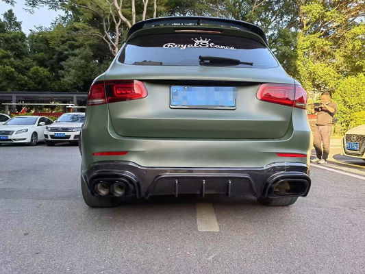 Per Mercedes-Benz GLC63 Kit corpo in fibra di carbonio GLC63 Upgraded Bs Style Carbon Fiber Front Lip Diffuser Spoiler Body Kit