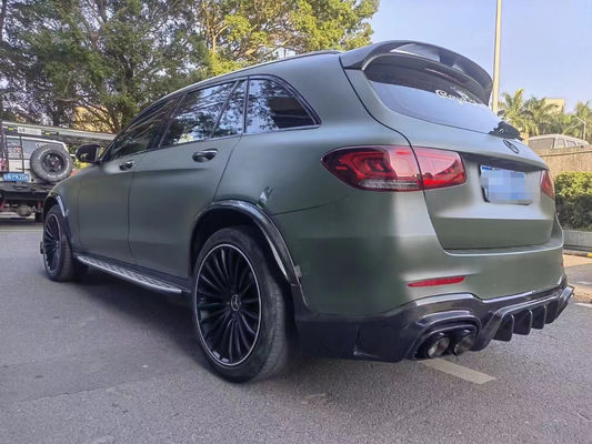 Per Mercedes-Benz GLC63 Kit corpo in fibra di carbonio GLC63 Upgraded Bs Style Carbon Fiber Front Lip Diffuser Spoiler Body Kit