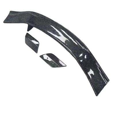 Bright Black Aston Martin Body Kit DBX MSY Stile Carbon Fiber Spoiler Wing