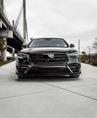 Per Mercedes Classe S W223 S400 S450 Carrozzeria in fibra di carbonio W223 Maybach Upgraded BUS Style