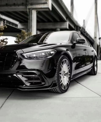 Per Mercedes Classe S W223 S400 S450 Carrozzeria in fibra di carbonio W223 Maybach Upgraded BUS Style