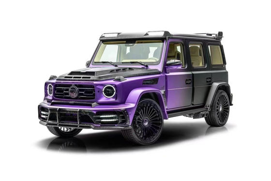 Per Mercedes W464 G500 G63 Kit di carrozzeria in fibra di carbonio W464 Modernizzato MSY P920 Stile Frontale e posteriore