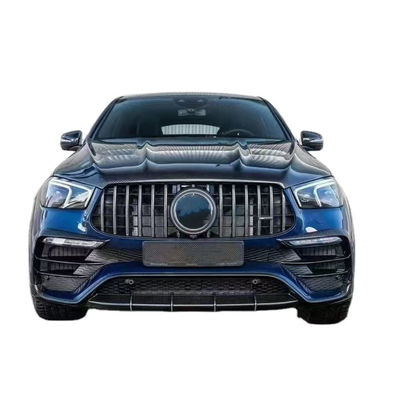 Per Mercedes-Benz GLE COUPE Kit corpo in fibra di carbonio GLE COUPE aggiornamenti Top Style Fibra di carbonio Kit diffusore labiale anteriore widebody