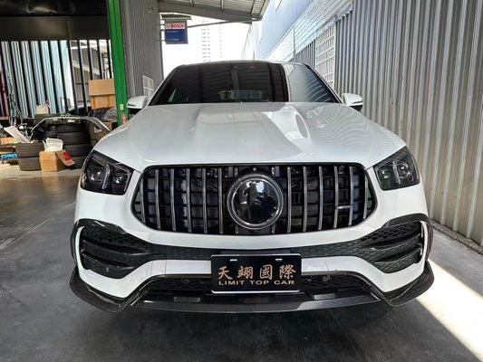 Per Mercedes-Benz GLE Coupe Kit corpo in fibra di carbonio GLE Coupe MSY Style Carbon Fiber Front Lip Diffuser Spoiler Kit