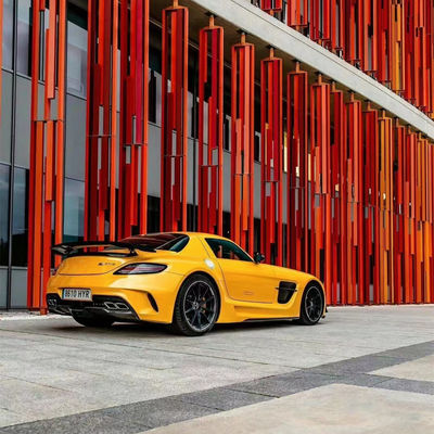 Per Mercedes SLS R197 Carbon Fiber Body Kit SLS Upgrades Serie Nera Stile Anteriore e Rear Bumper Spoiler Hood