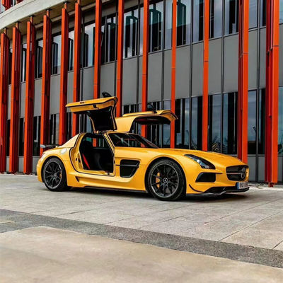 Per Mercedes SLS R197 Carbon Fiber Body Kit SLS Upgrades Serie Nera Stile Anteriore e Rear Bumper Spoiler Hood