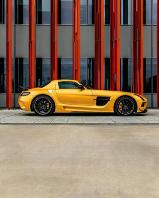Per Mercedes SLS R197 Carbon Fiber Body Kit SLS Upgrades Serie Nera Stile Anteriore e Rear Bumper Spoiler Hood