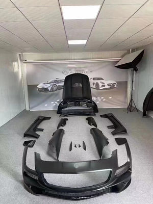 Per Mercedes SLS R197 Carbon Fiber Body Kit SLS Upgrades Serie Nera Stile Anteriore e Rear Bumper Spoiler Hood