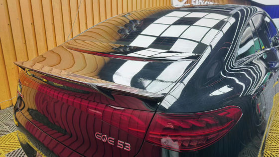 Per Mercedes-Benz EQE Spoiler in fibra di carbonio EQE aggiorna l'ala posteriore di spoiler in fibra di carbonio in stile BS