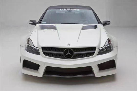 Per Mercedes SL R230 Widebody Kit SL R230 Upgraded Misha Style Front and Rear Bumper Spoiler Widebody Kit