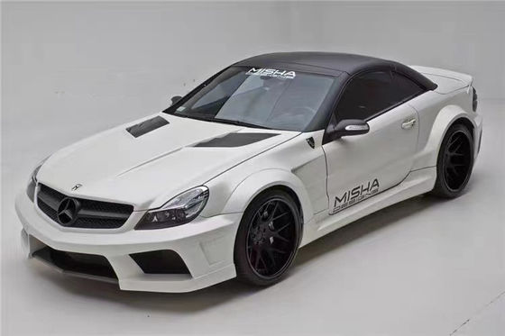 Per Mercedes SL R230 Widebody Kit SL R230 Upgraded Misha Style Front and Rear Bumper Spoiler Widebody Kit