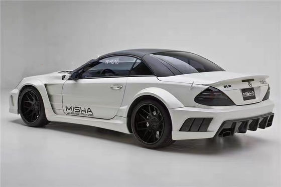 Per Mercedes SL R230 Widebody Kit SL R230 Upgraded Misha Style Front and Rear Bumper Spoiler Widebody Kit