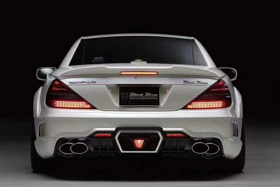 Per Mercedes SL R230 Widebody Kit SL R230 Upgraded WD Style Front and Rear Bumper Spoiler Widebody Kit