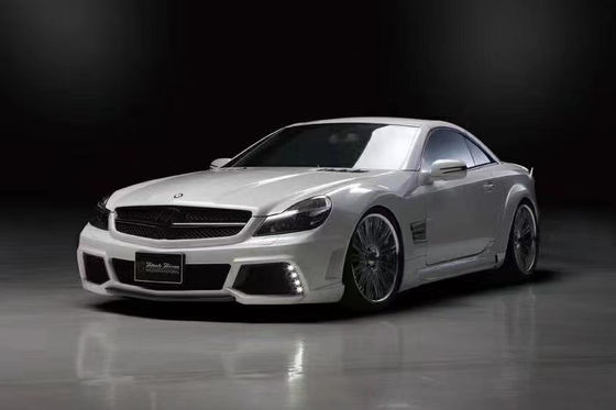 Per Mercedes SL R230 Widebody Kit SL R230 Upgraded WD Style Front and Rear Bumper Spoiler Widebody Kit