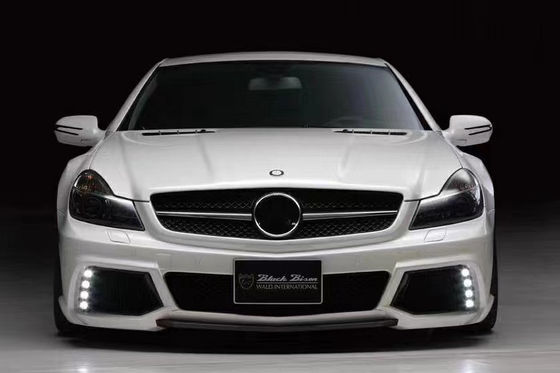 Per Mercedes SL R230 Widebody Kit SL R230 Upgraded WD Style Front and Rear Bumper Spoiler Widebody Kit