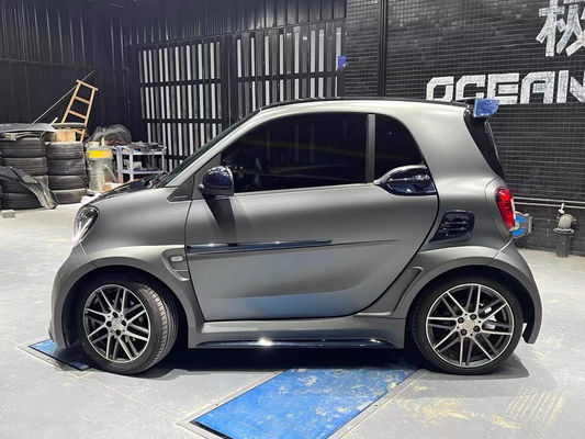 Per la Mercedes SMART Kit corpo in fibra di carbonio SMART aggiornamenti kit in fibra di carbonio in stile MSY spoiler diffusore labiale anteriore widebody
