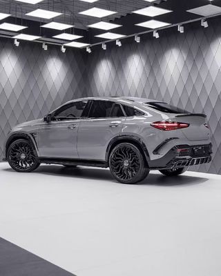 per Mercedes-Benz GLE53 63Ccoupe Kit corpo in fibra di carbonio GLE53 63Ccoupe kit diffusore della bocca anteriore in fibra di carbonio Spoiler Wide-body