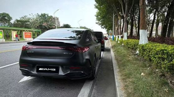 Per Mercedes EQE Kit di carrozzeria in fibra di carbonio EQE Upgrade BS Style Carbon Fiber Front Lip Diffuser Spoiler Body Kit
