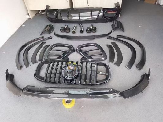 Per Mercedes X167 GLS450 Kit corpo in fibra di carbonio GLS Upgrade BS Style Spoiler diffusore frontal
